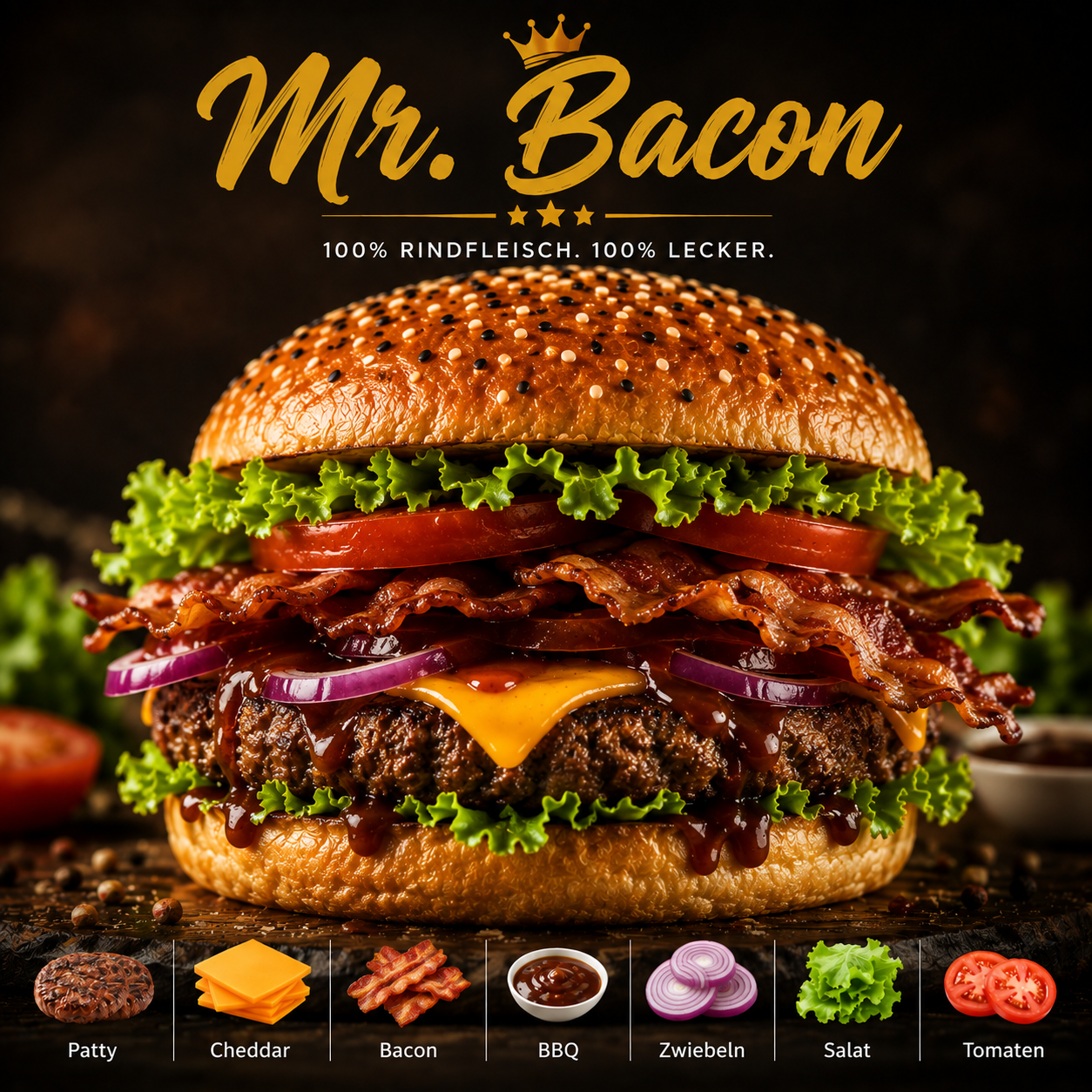 Mr. Bacon Burger